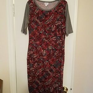 Lularoe Julia dress EUC medium floral
